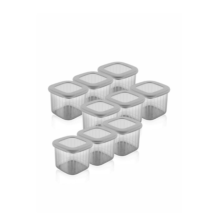 Hermia Set de 9 Cajas de Almacenaje Antracita Hermia Set de 9 Cajas de Almacenaje Antracita
